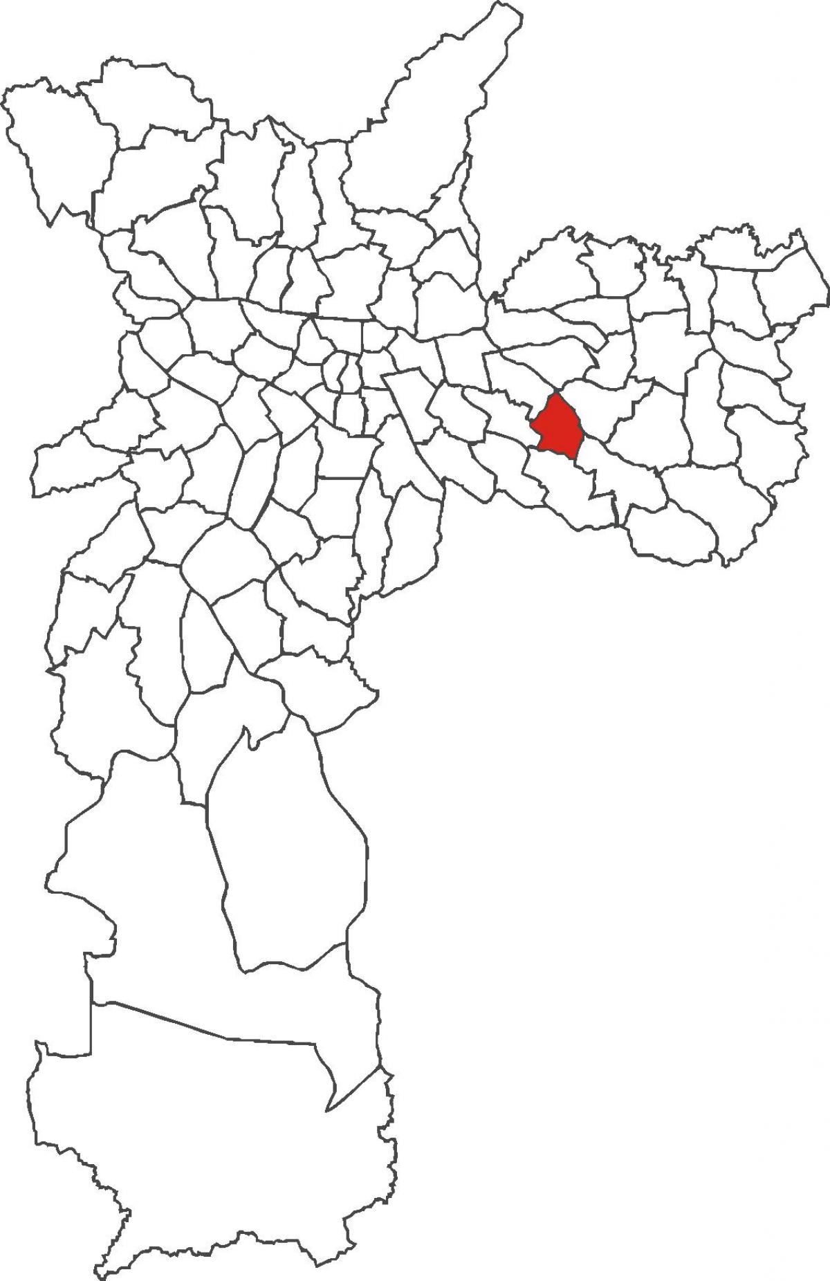 Карта на Aricanduva област