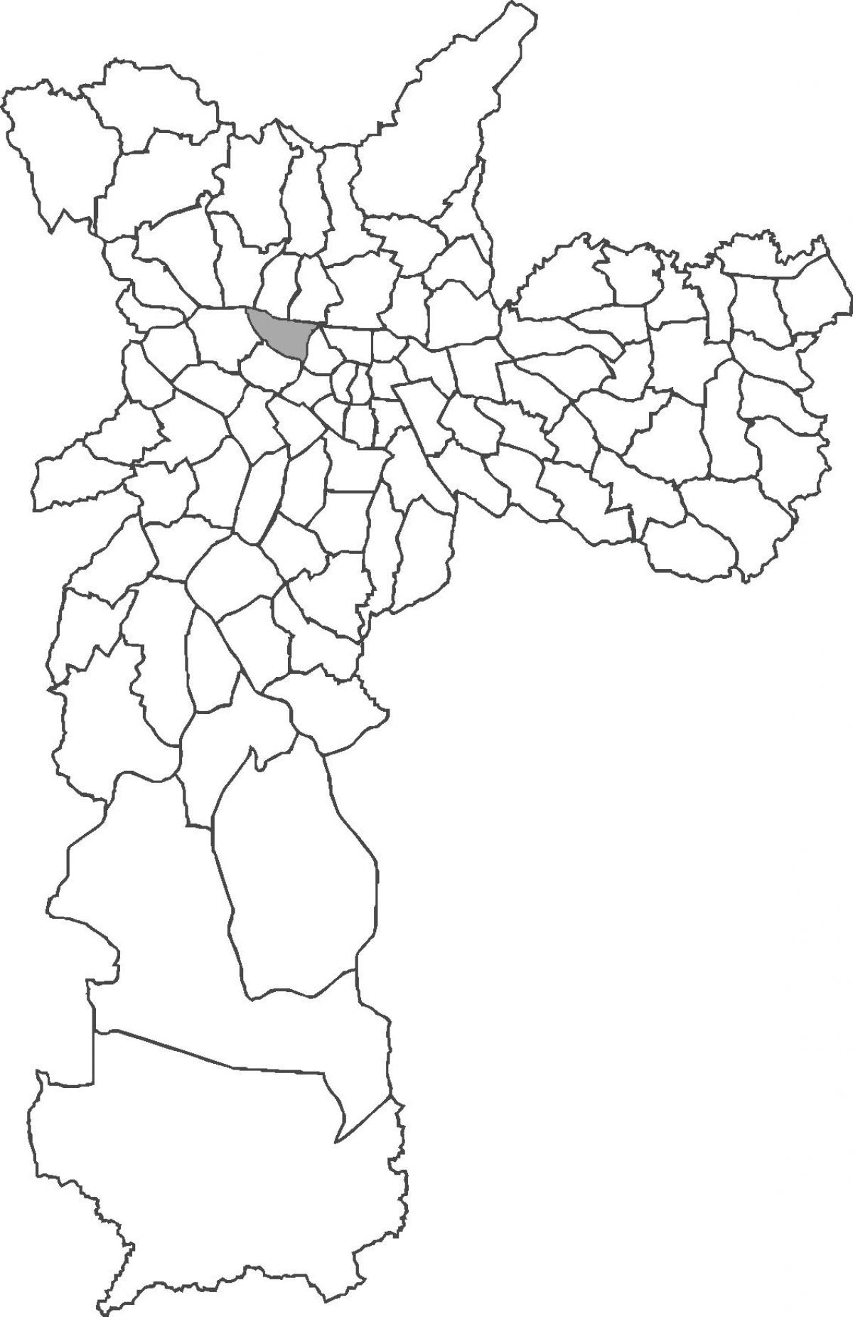 Карта на Barra Funda област
