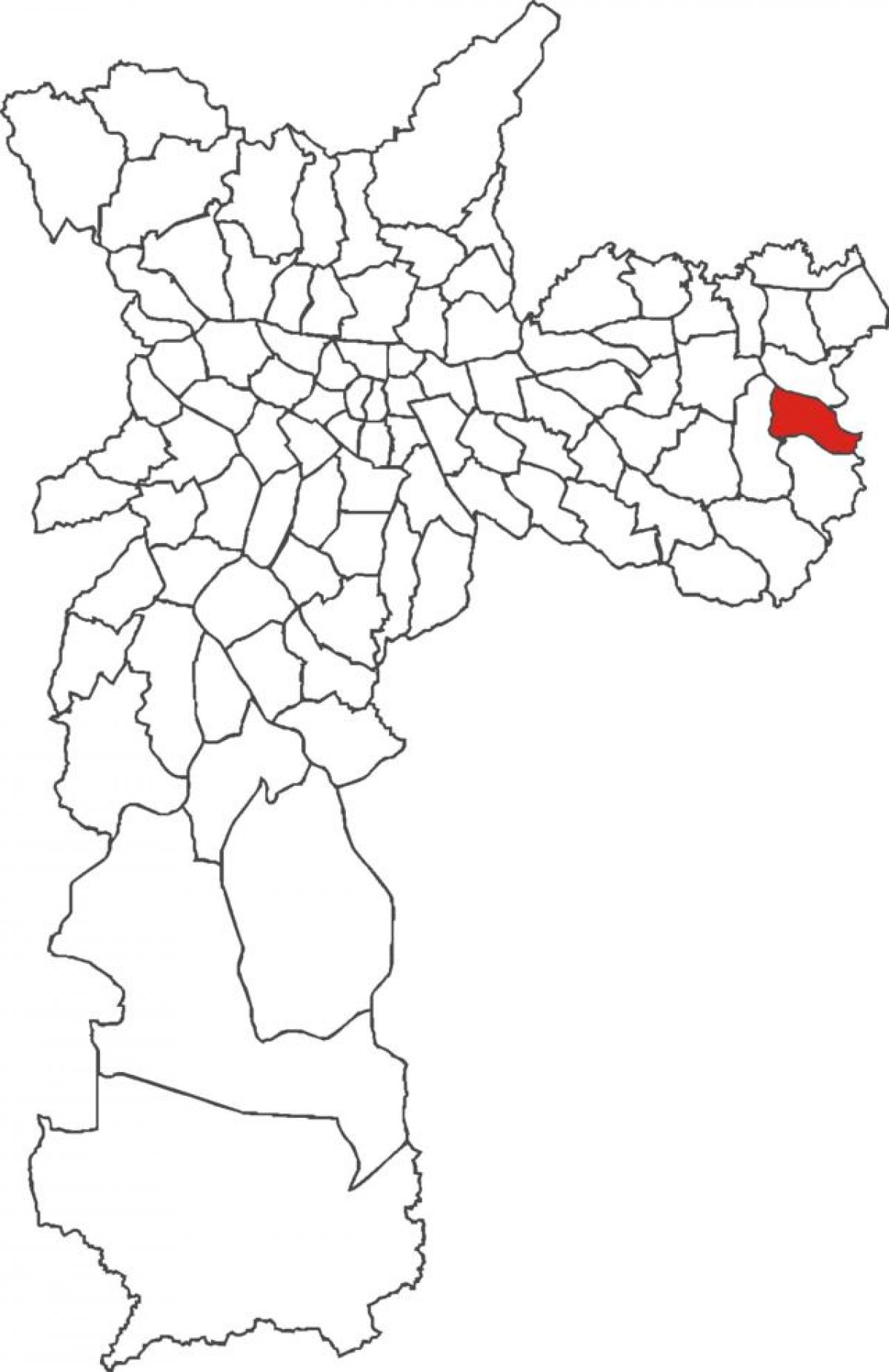 Карта на Guaianases област