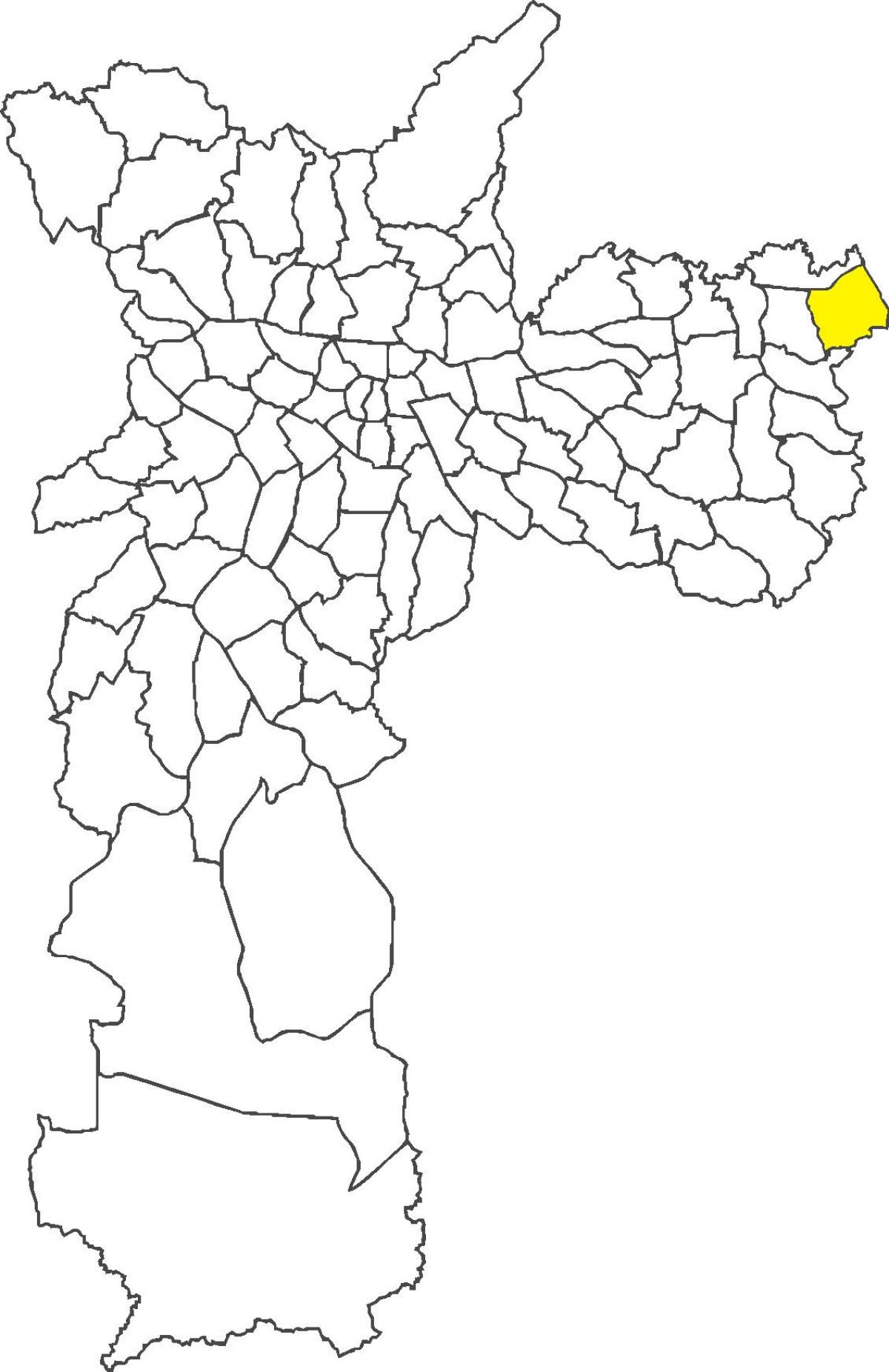 Карта на Itaim Paulista област