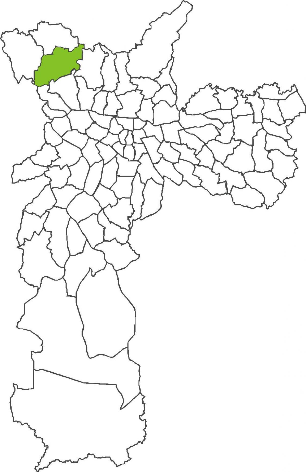 Карта на Jaraguá област