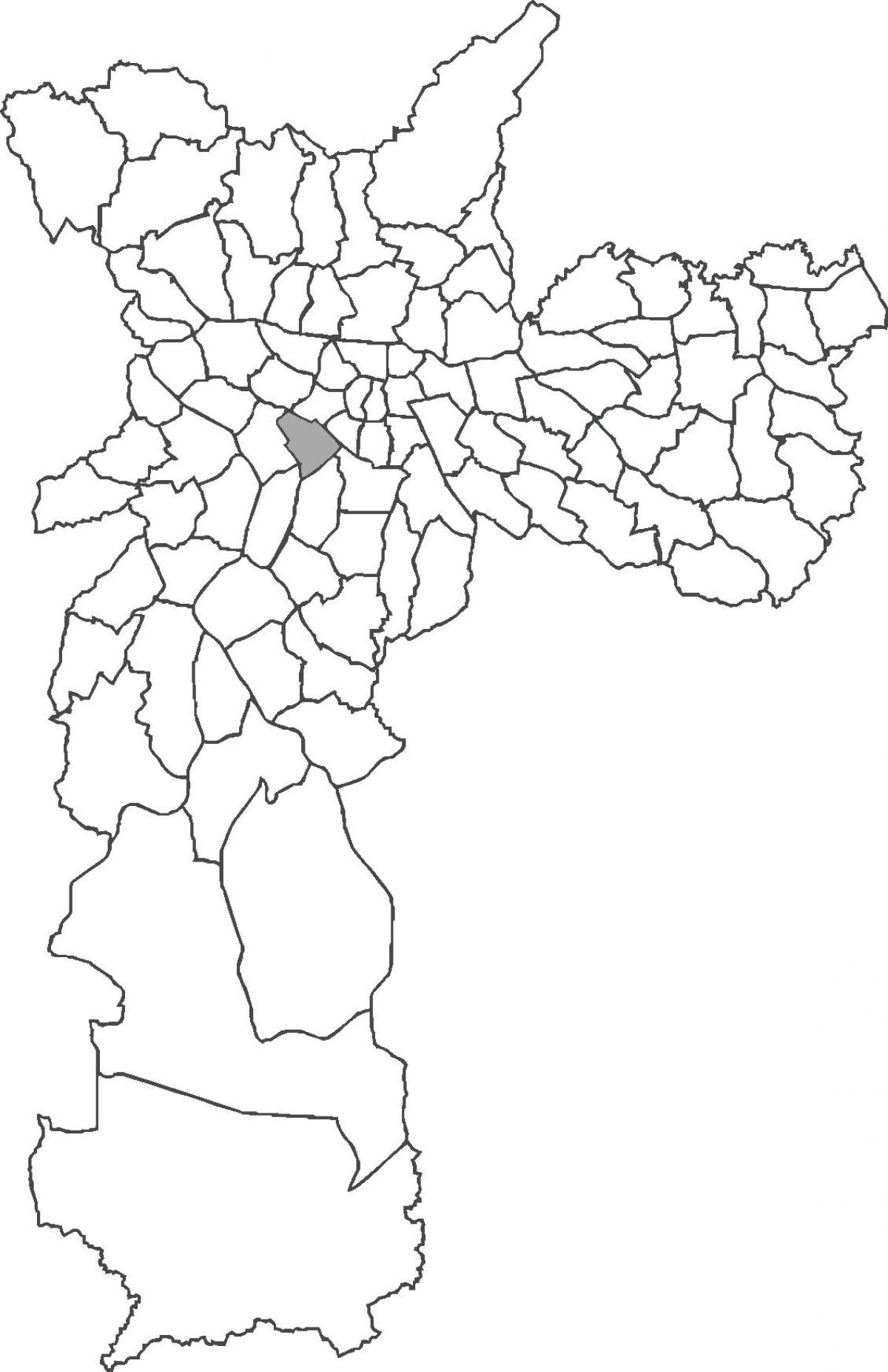 Карта на Jardim Paulista област