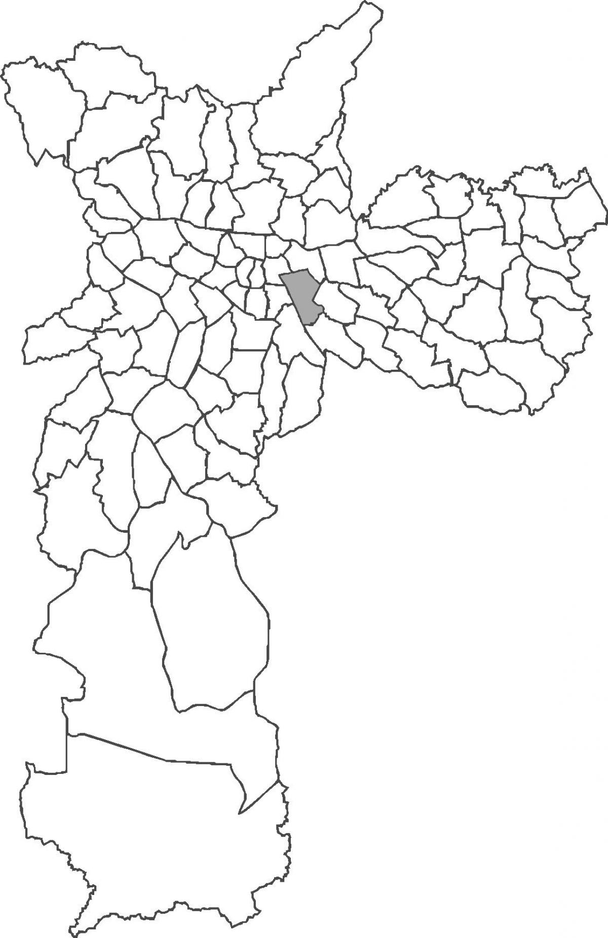 Карта на Mooca област