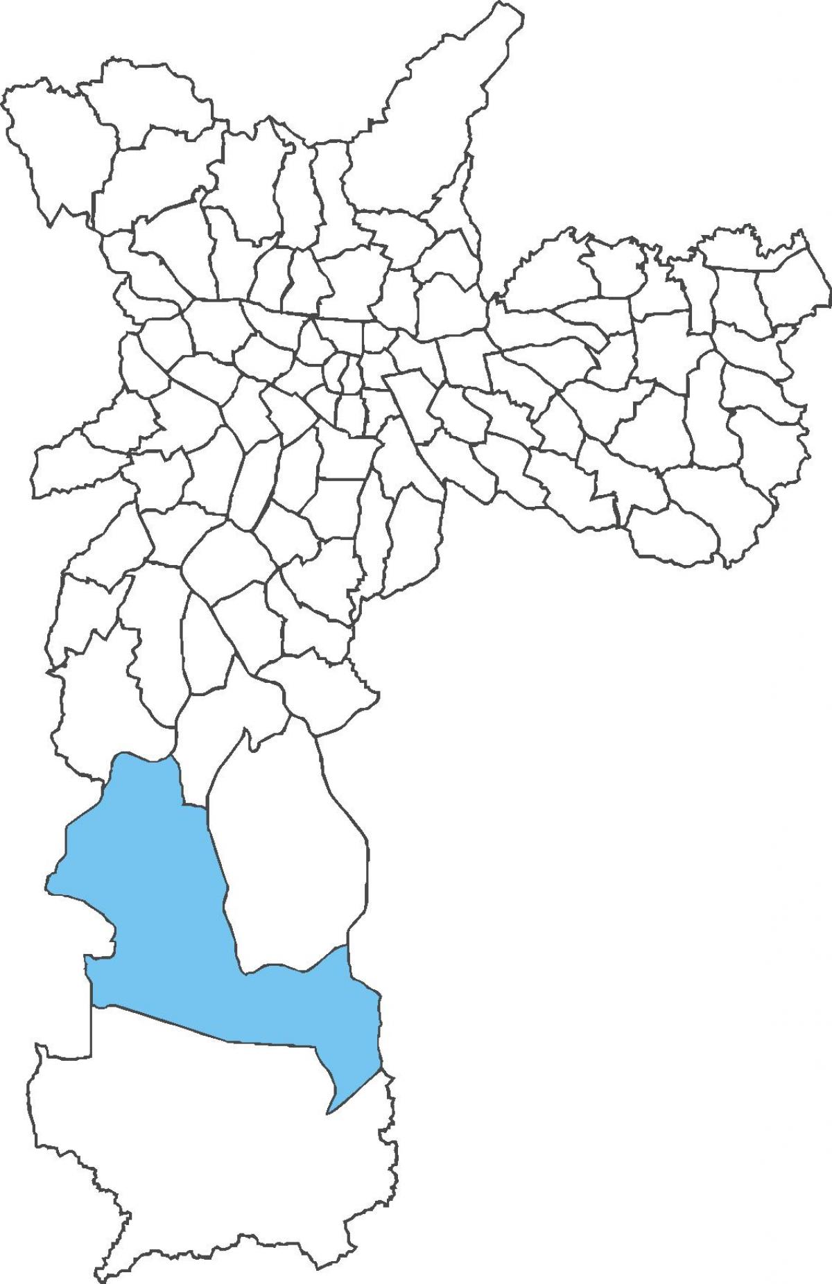 Карта на Parelheiros област
