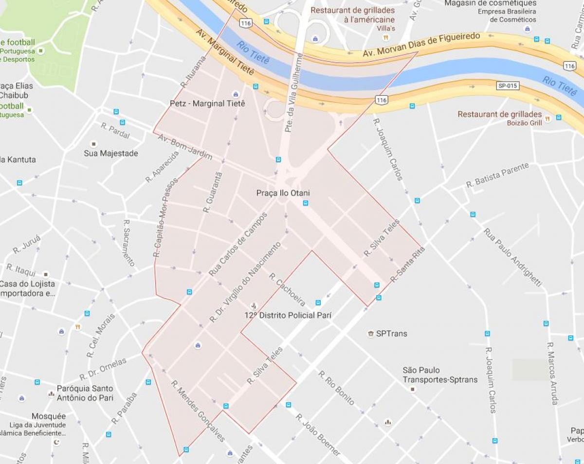 Карта на Pari São Паоло