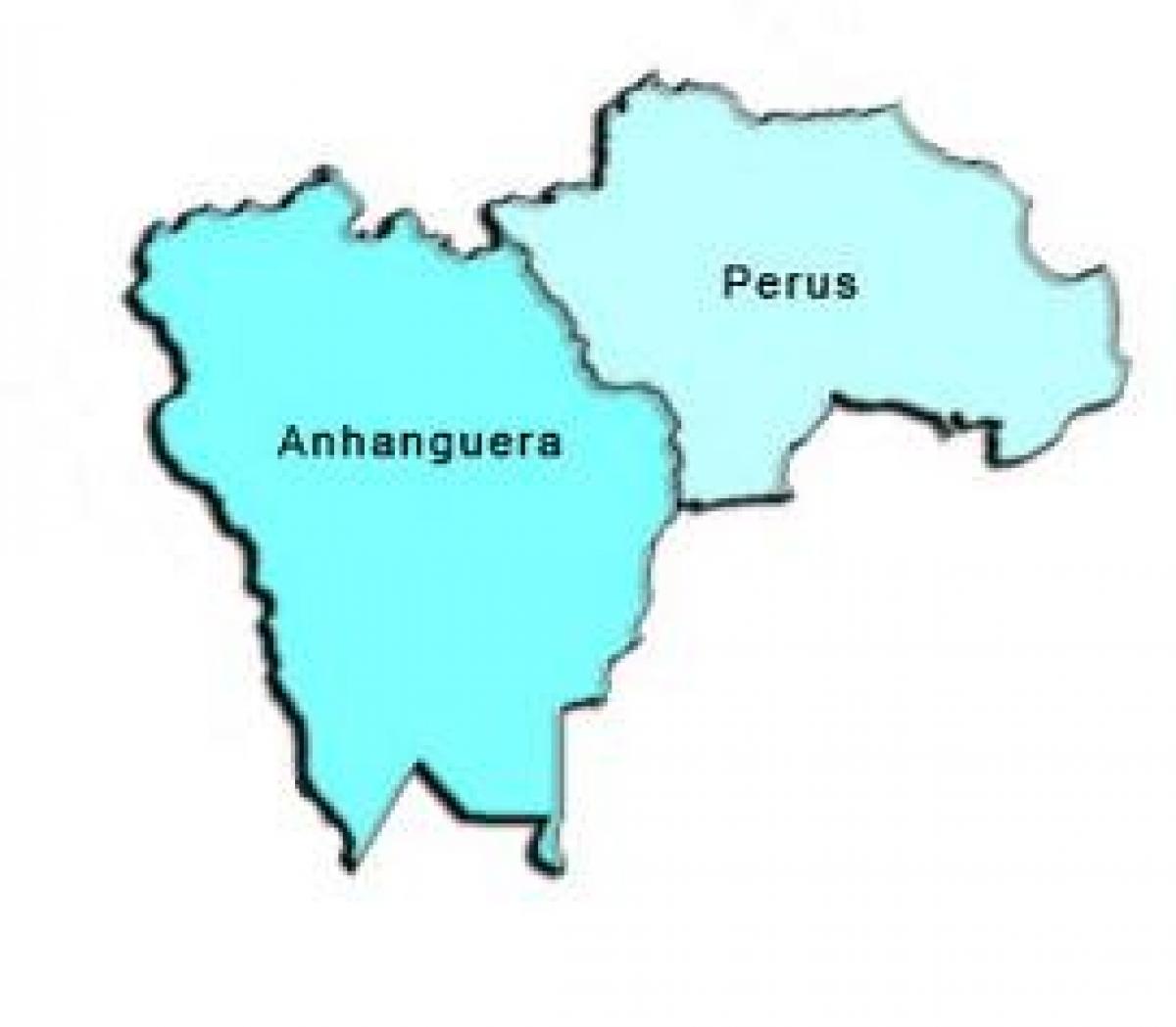 Карта на Perus под-префектурата