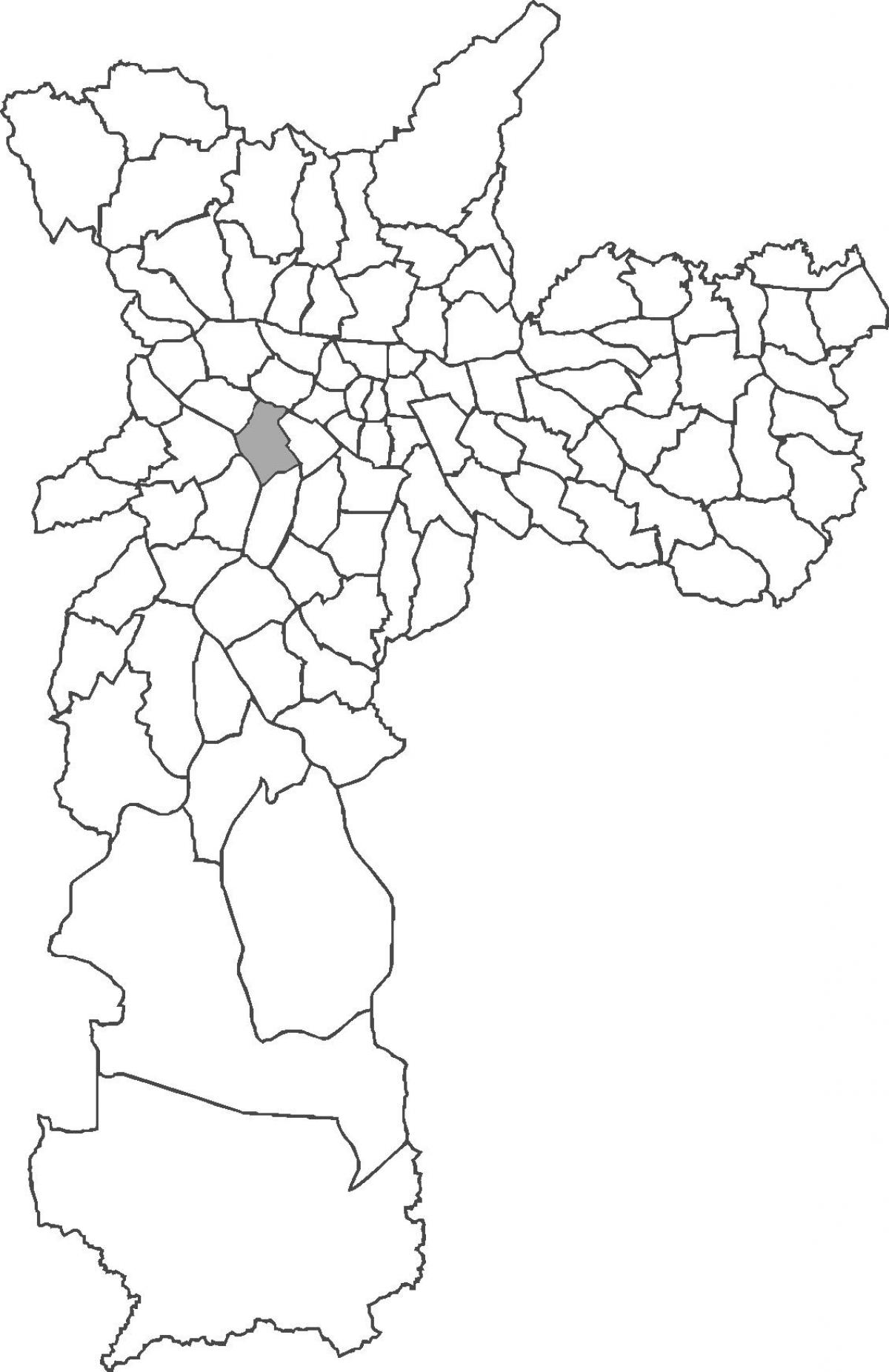 Карта на Pinheiros област