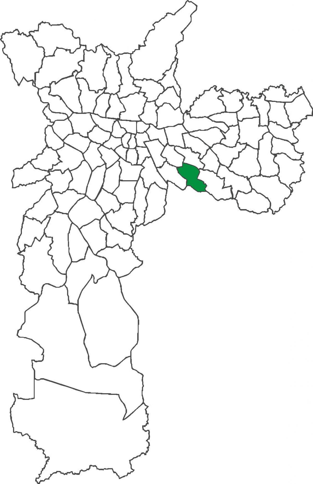 Карта на São Лукас област