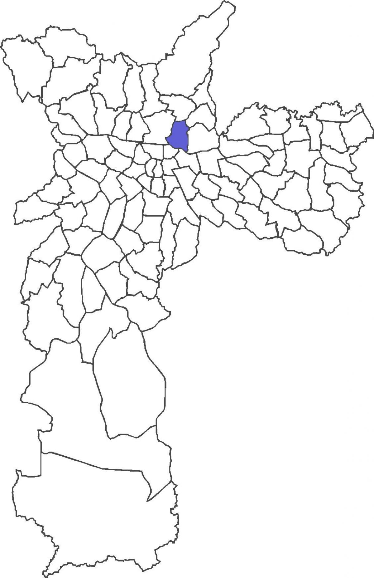 Мапа на Вила Guilherme област