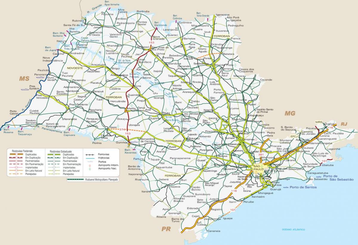 Карта на СП транспорт