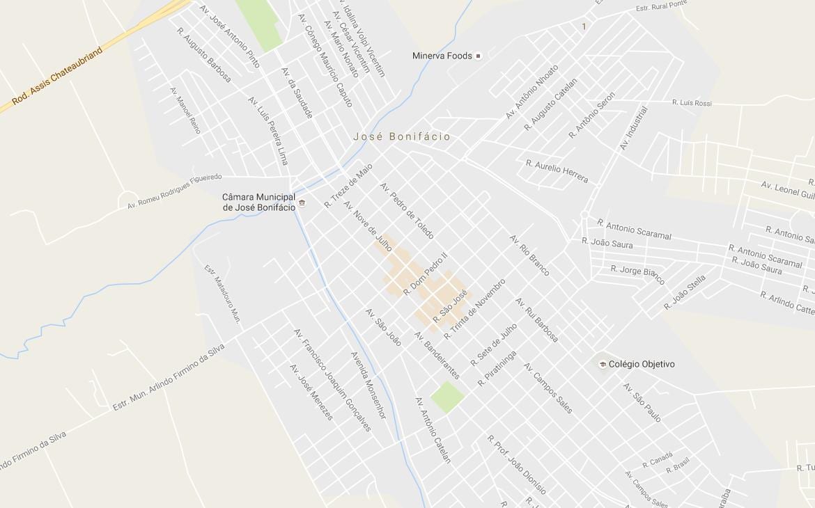 Карта на Хозе Bonifácio São Паоло