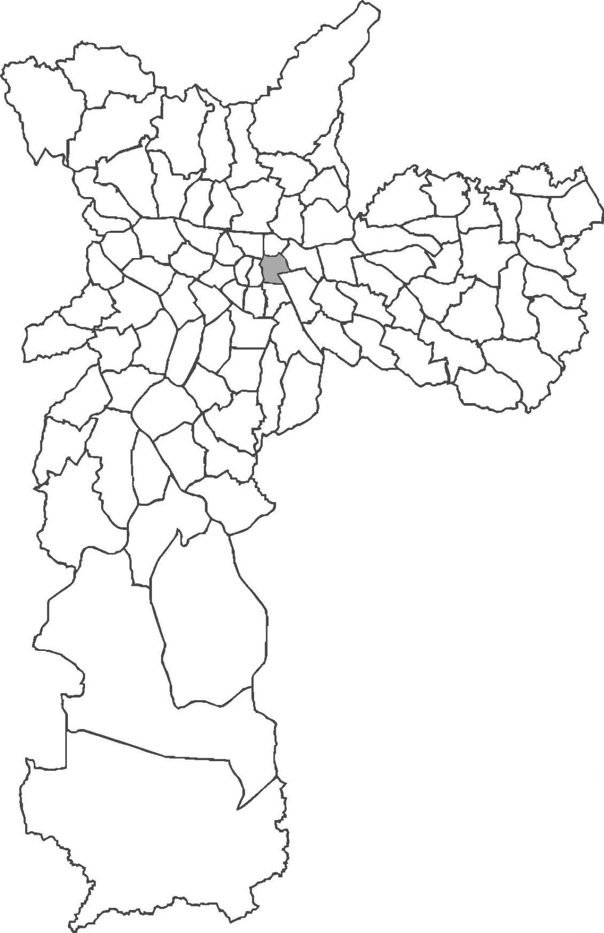 Карта на Brás област