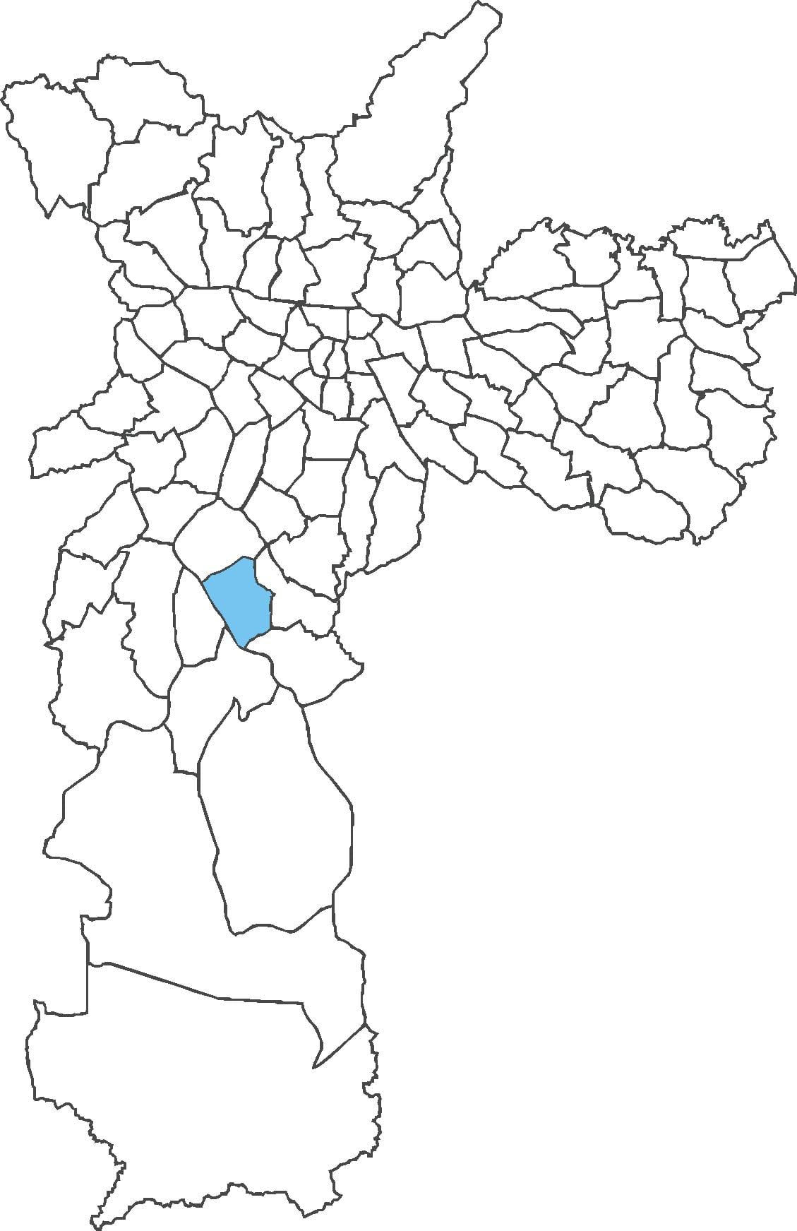 Карта на Campo Гранде област