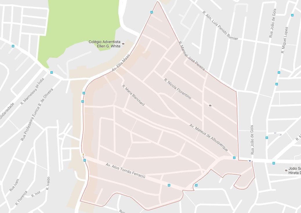 Карта на Capão Редондо São Паоло