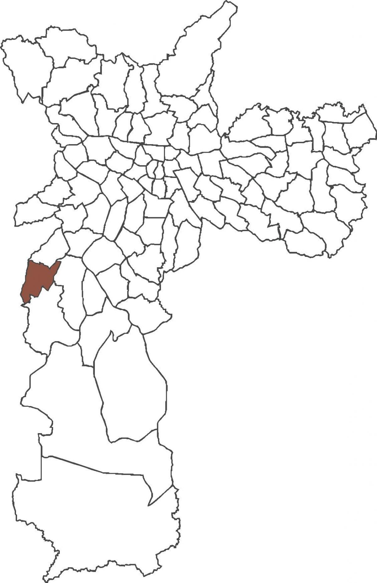 Карта на Capão Редондо област