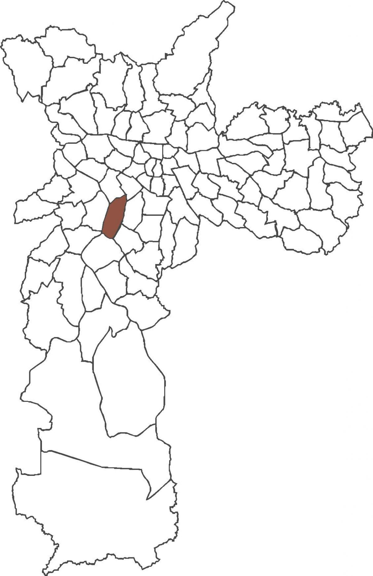 Карта на Itaim Bibi област