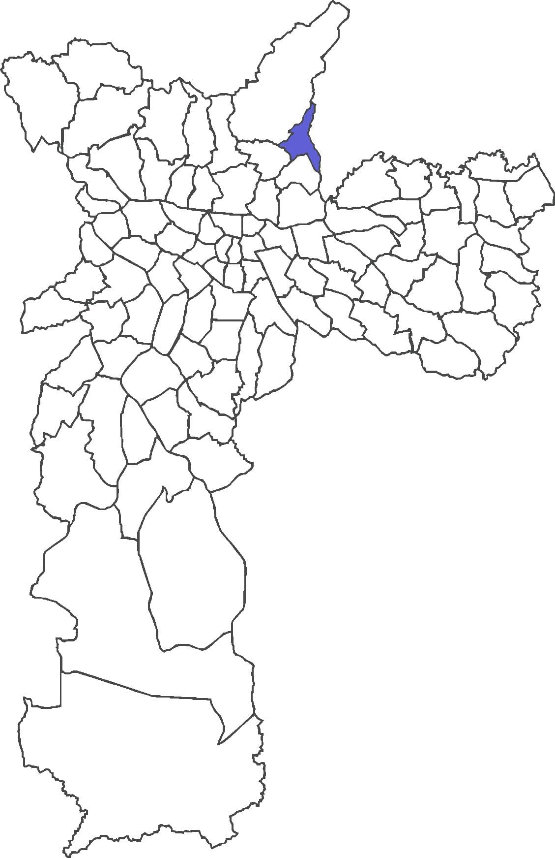 Карта на Jaçanã област