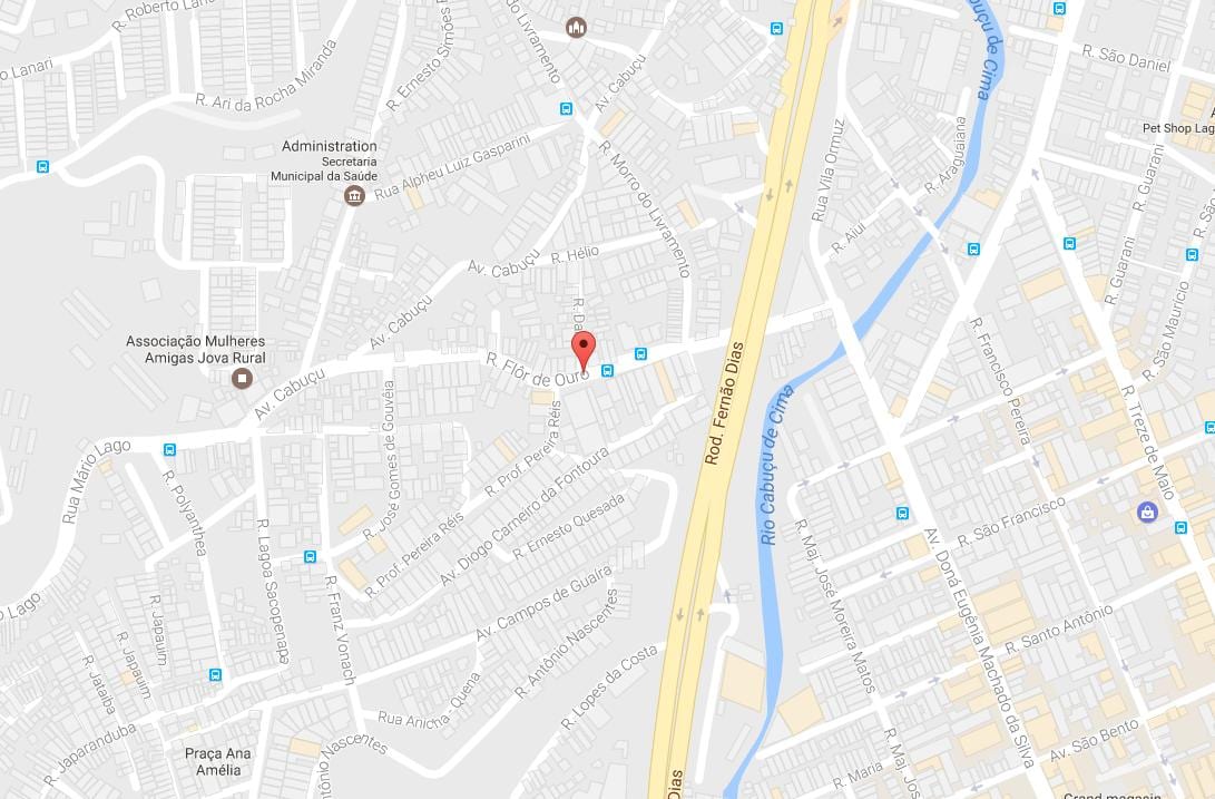 Карта на Jaçanã São Паоло