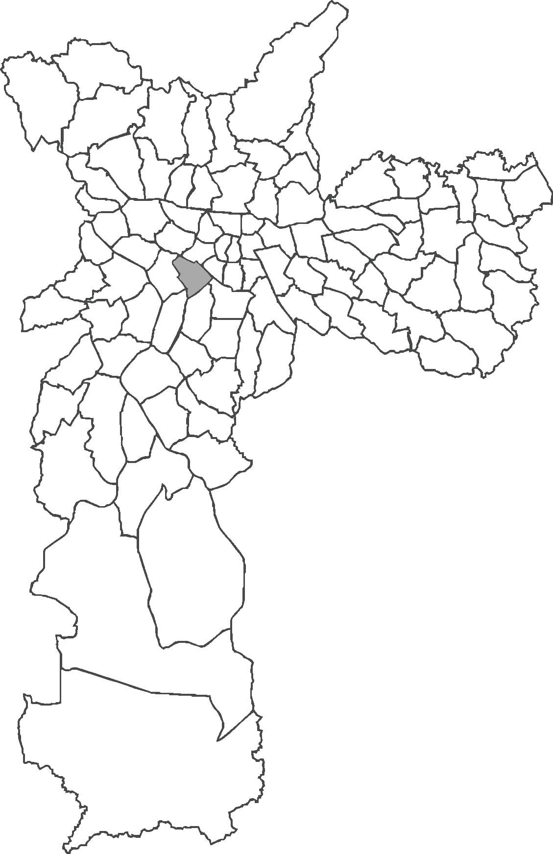 Карта на Jardim Paulista област