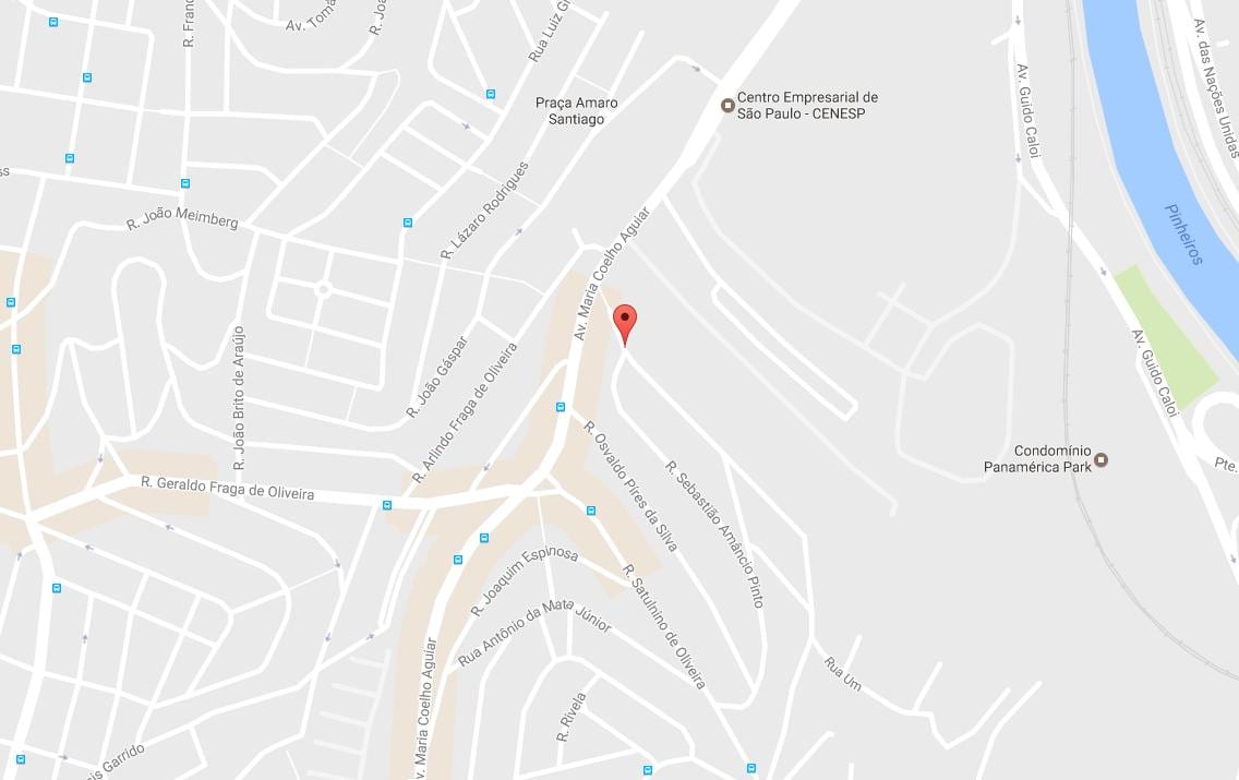 Карта на Jardim São Luís São Паоло