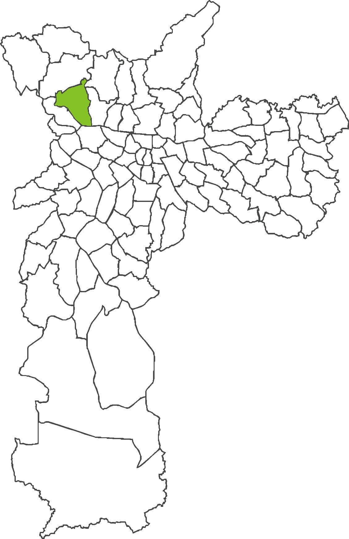 Карта на Pirituba област