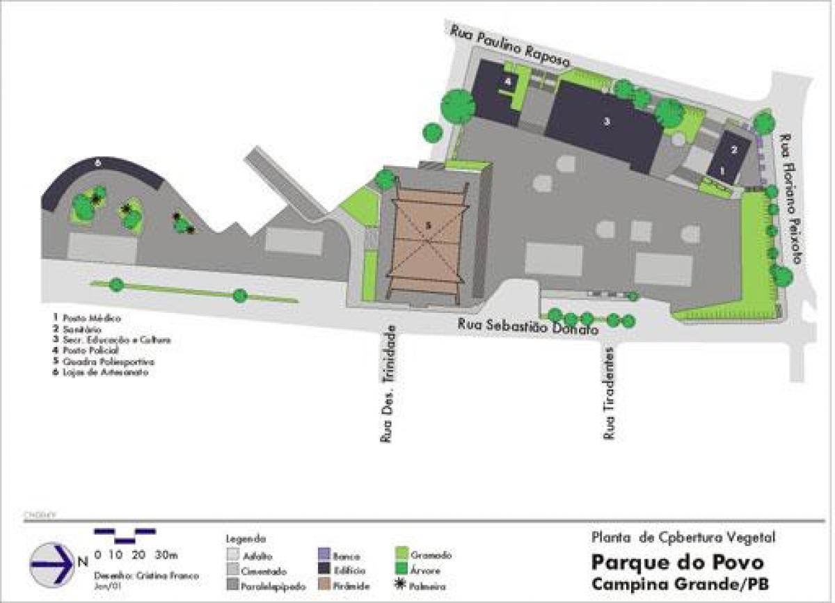 Карта на Povo São Паоло Парк