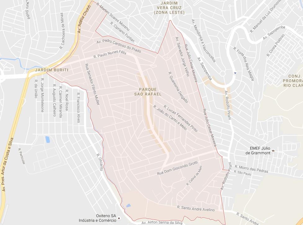 Карта на São Рафаел São Паоло