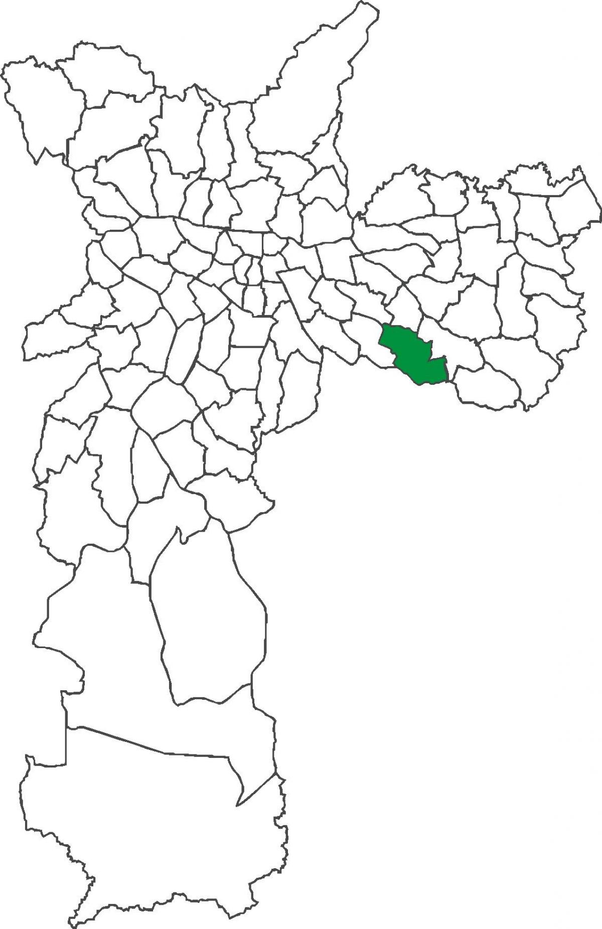 Карта на Sapopemba област