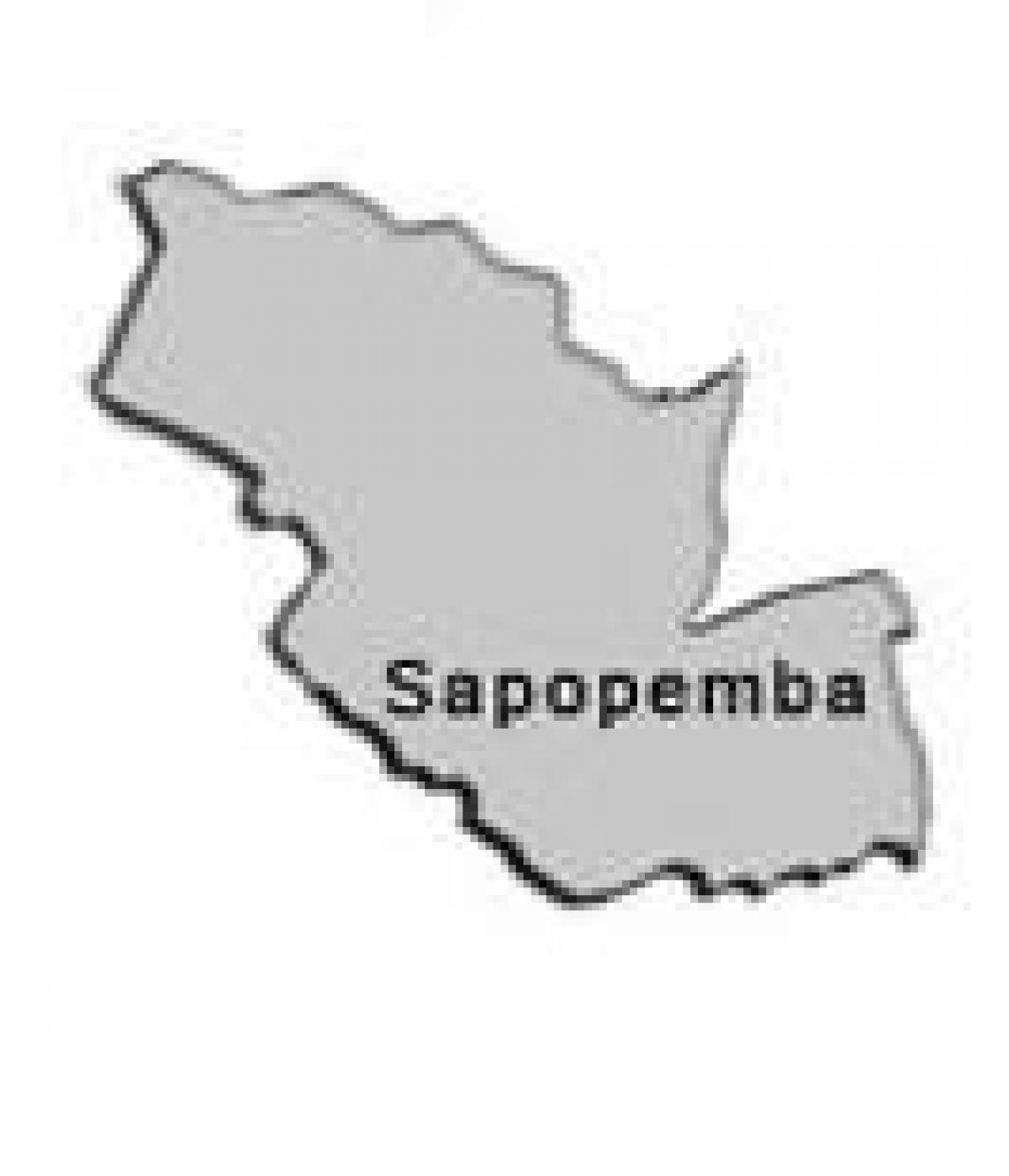 Карта на Sapopembra под-префектурата
