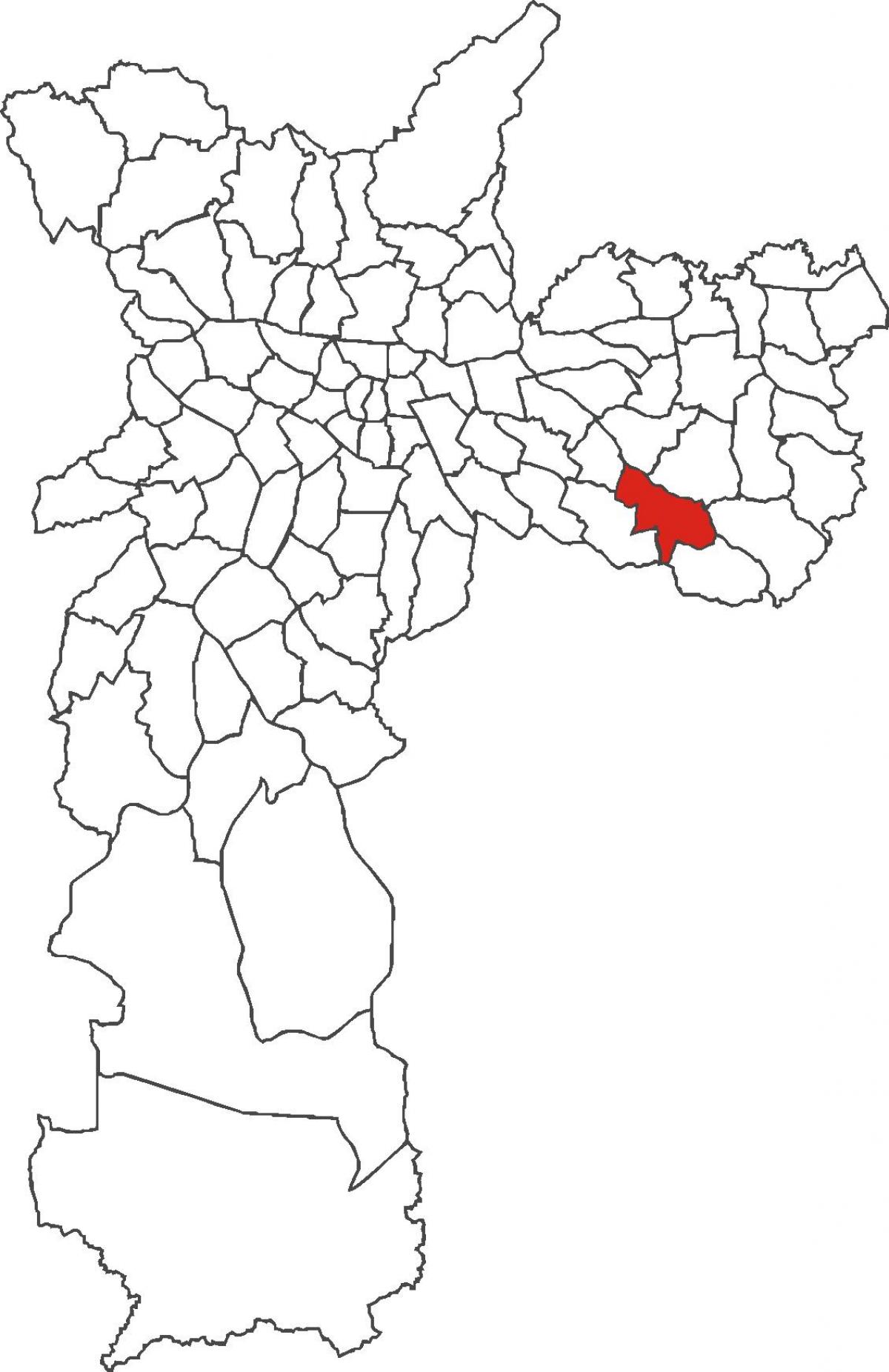 Карта на São Mateus област