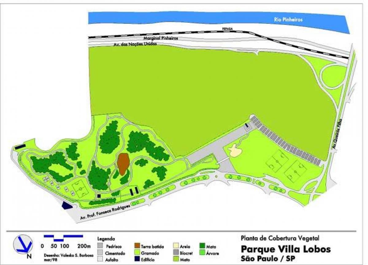 Карта на Вила lobos Парк