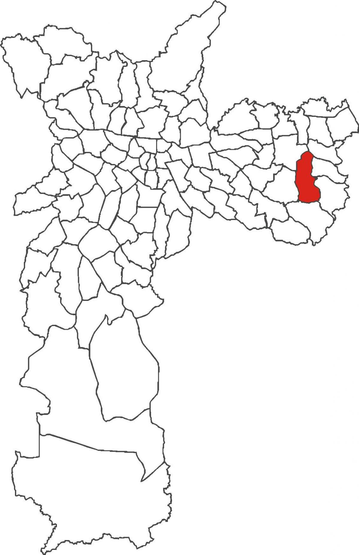 Карта на Хозе Bonifácio област