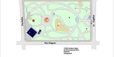 Карта на Буенос Аирес São Паоло парк