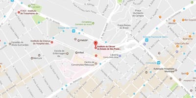 Карта на Институтот за Рак на São Паоло