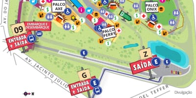 Карта на Коло на Interlagos