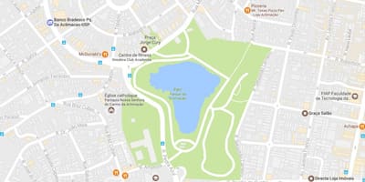 Карта на парк acclimatization São Паоло