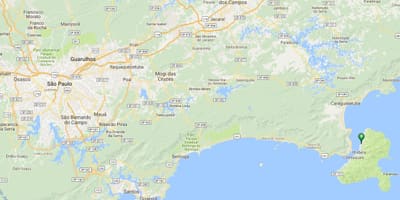 Карта на плажа Вила