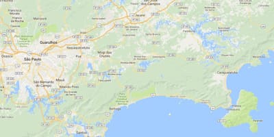 Карта на плажа Дедо Рита