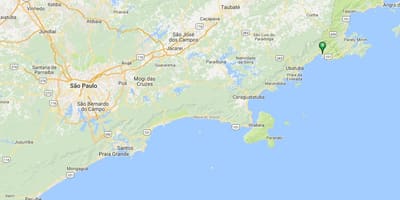 Карта на плажа Estaleiro