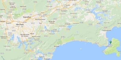 Карта на плажа Itaguassu