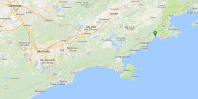 Карта на плажа Puruba
