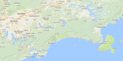Карта на плажа Saco da Ribeira