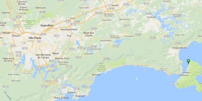 Карта на плажа Siriúba