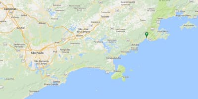 Карта на плажа Ubatumirim