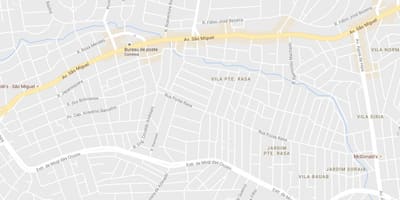 Карта на Понте Rasa São Паоло