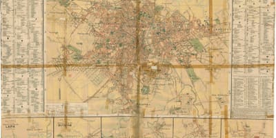 Мапа на поранешна São Паоло - 1913 година