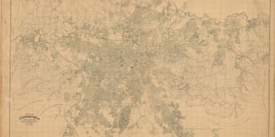 Мапа на поранешна São Паоло - 1943
