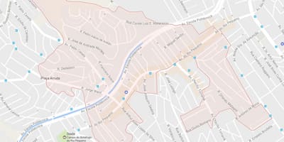 Карта на Рио Pequeno São Паоло