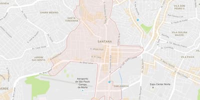 Карта на Сантана São Паоло