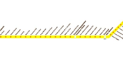 Карта на терминал Sacomã Expresso Tiradentes